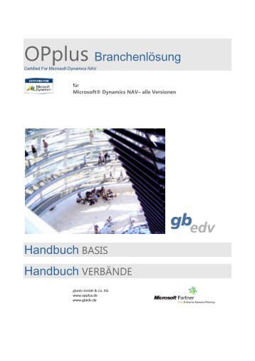 Handbuch RTC - OPplus für Microsoft Dynamics NAV