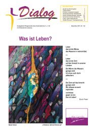 Was ist Leben? - Evangelische Pfarrgemeinde Graz - Heilandskirche