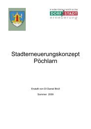 Stadterneuerungskonzept Pöchlarn - Stadtgemeinde Pöchlarn