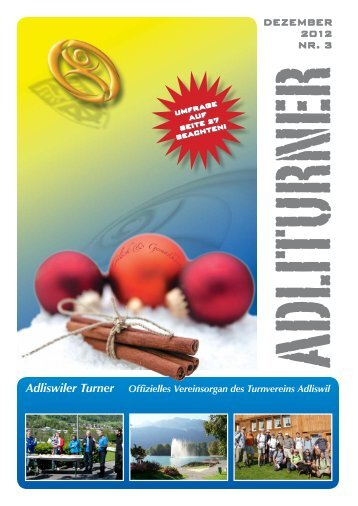 Adliswiler Turner vom Dezember 2012 - Turnverein Adliswil