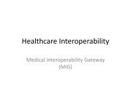 The Medical Interoperability Gateway - BCS - Health Scotland
