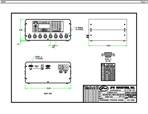 Nokia Siemens Networks, Systems & Components JFW Industries, Inc.