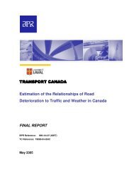 Estimation of the Relationships of Road Deterioration to