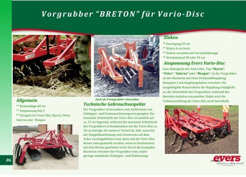 Vorgrubber “BRETON” für Vario-Disc - eversagro.de