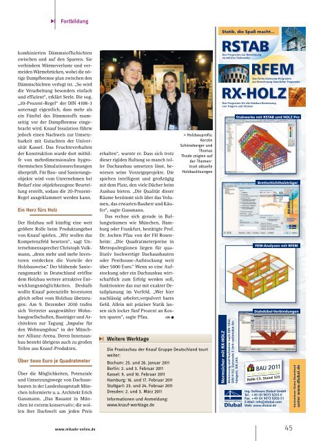 Besuchen Sie uns auf Der Bau 2011 Halle C3 Stand 503 - Mikado