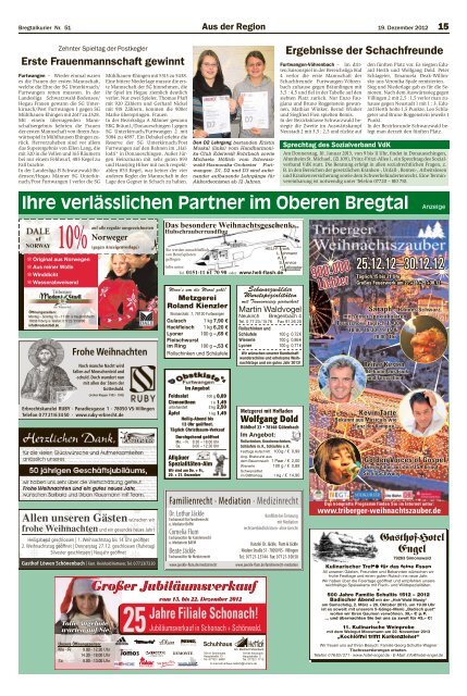 Ausgabe vom 19.12.2012 - Gemeinde Vöhrenbach