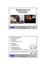 Brandschutz und Passivhaus - und Ziegelwerk Wenzel