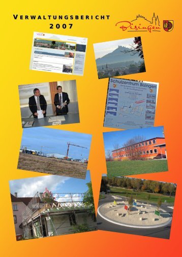 Verwaltungsbericht 2007 - Gemeinde Bisingen