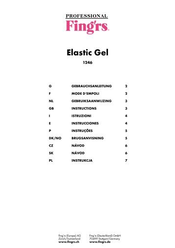 elastic gel - Fing'rs