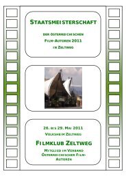 STAATSMEISTERSCHAFT FILMKLUB ZELTWEG - VÖFA