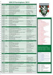 UOG ST-Terminplaner 2012 - UOG Steiermark