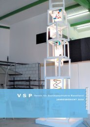 Jahresbericht 2010 - VSP BL