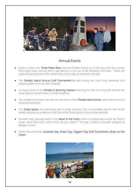 Flinders island new resident information - Flinders Council