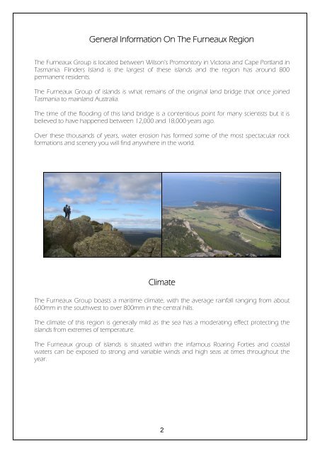 Flinders island new resident information - Flinders Council