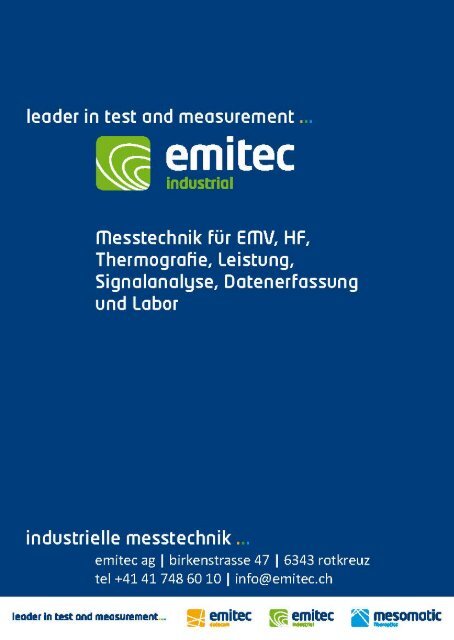 Emitec Produkt Katalog - emitec-industrial.ch