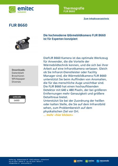 Emitec Produkt Katalog - emitec-industrial.ch