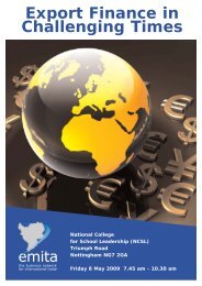 Export Finance Flyer - East Midlands International Trade Association ...