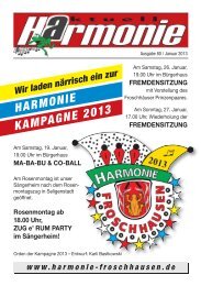 Ausgabe 080 - Harmonie Froschhausen eV