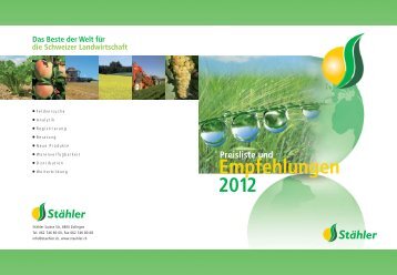 Katalog 2012 - Stähler SA