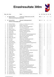 Einzelrangliste - Schützengesellschaft Oberägeri