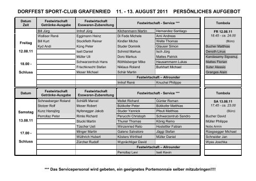 dorffest sport-club grafenried 11.