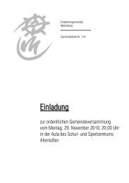 Gemeindeblatt Nr. 114 - Einwohnergemeinde Mühleberg