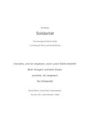 Solidarität. Studie - Rosa-Luxemburg-Stiftung