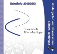 Schulinfo 2012 - Gemeinde Tentlingen