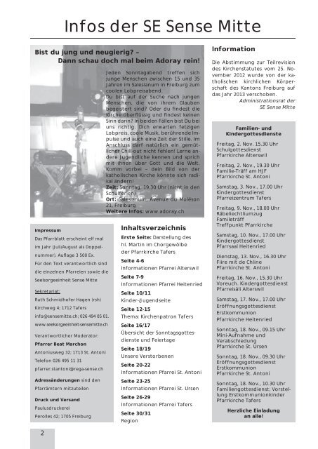 Pfarrblatt November 2012 (pdf 1.3mb)