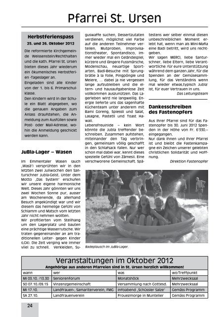 Pfarrblatt Oktober 2012 (pdf 5mb)