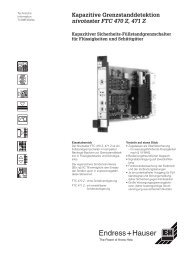 Nivotester FTC 470 Z. FTC 471 Z (Technische Information)