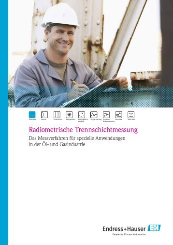 Radiometrische Trennschichtmessung Das ... - Endress+Hauser