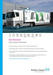 Der Democar - Endress+Hauser