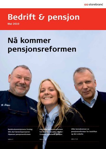 Bedrift & pensjon (mai 2010) - Storebrand