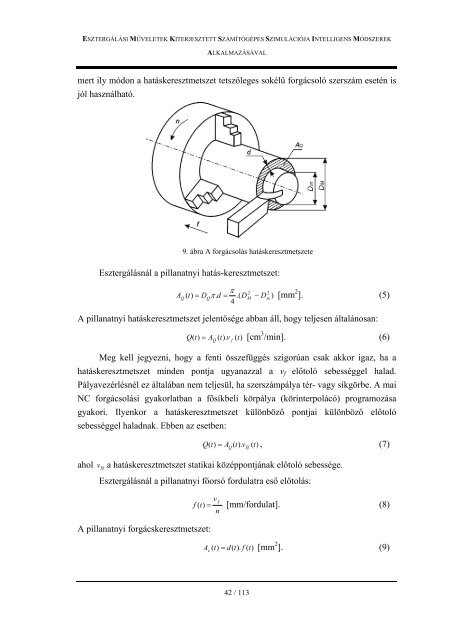 Esztergálási műveletek kiterjesztett számítógépes szimulációja ...