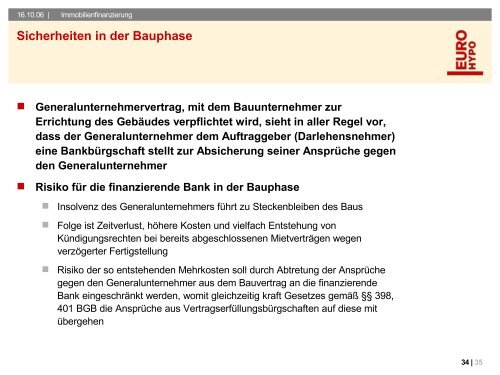 Immobilienfinanzierung - Deutsch-Nordische Juristenvereinigung eV