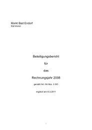 Beteiligungsbericht neu 2008 - Bad Endorf