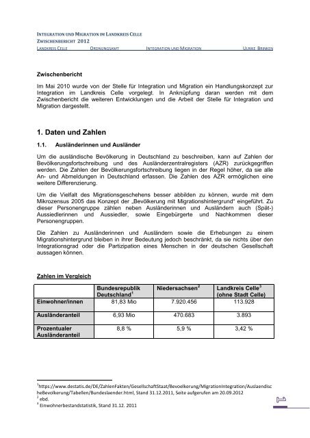 integration und migration im landkreis celle zwischenbericht 2012 ...