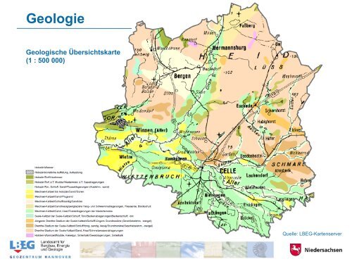 Grundwasser im Landkreis Celle - Geowissenschaftliche Aspekte