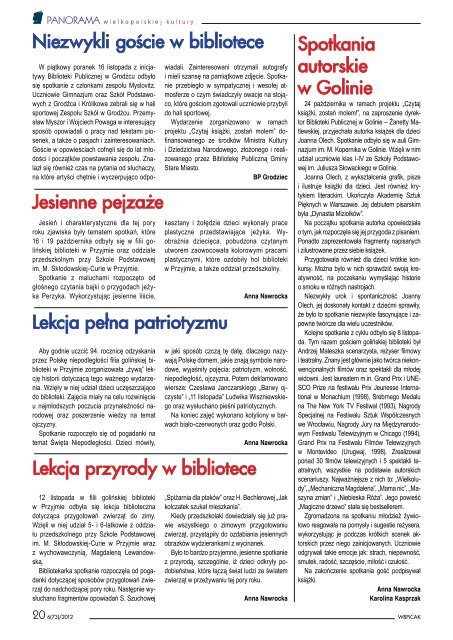 Show publication content! - Wielkopolska Biblioteka Cyfrowa - Poznań