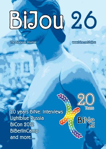 BiJou 26 - BiNe Bisexuelles Netzwerk eV