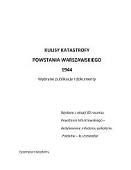 kulisy katastrofy powstania warszawskiego 1944 - Powstanie ...