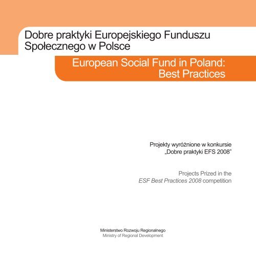 European Social Fund in Poland: Best Practices - Europejski ...