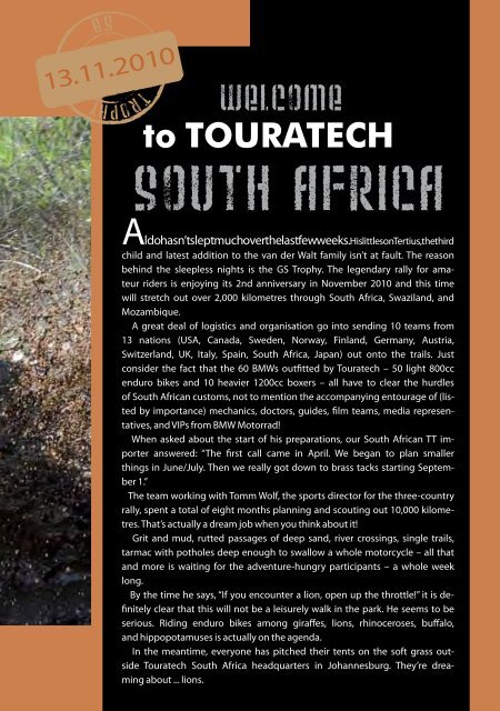 Download as PDF - Touratech Nordic