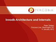 Innodb Architecture and Internals - Percona
