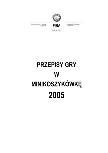 PRZEPISY GRY W MINIKOSZYKÓWKĘ - KPZKosz
