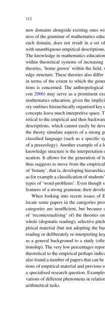 Commentary on Theories of Mathematics Education