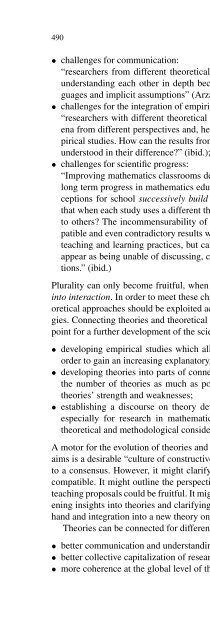 Commentary on Theories of Mathematics Education