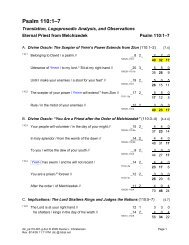 Translation, Logoprosodic Analysis, and Observations - Bibal.Net