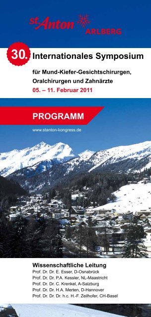 Internationales Symposium - Programm Kongress in St-Anton